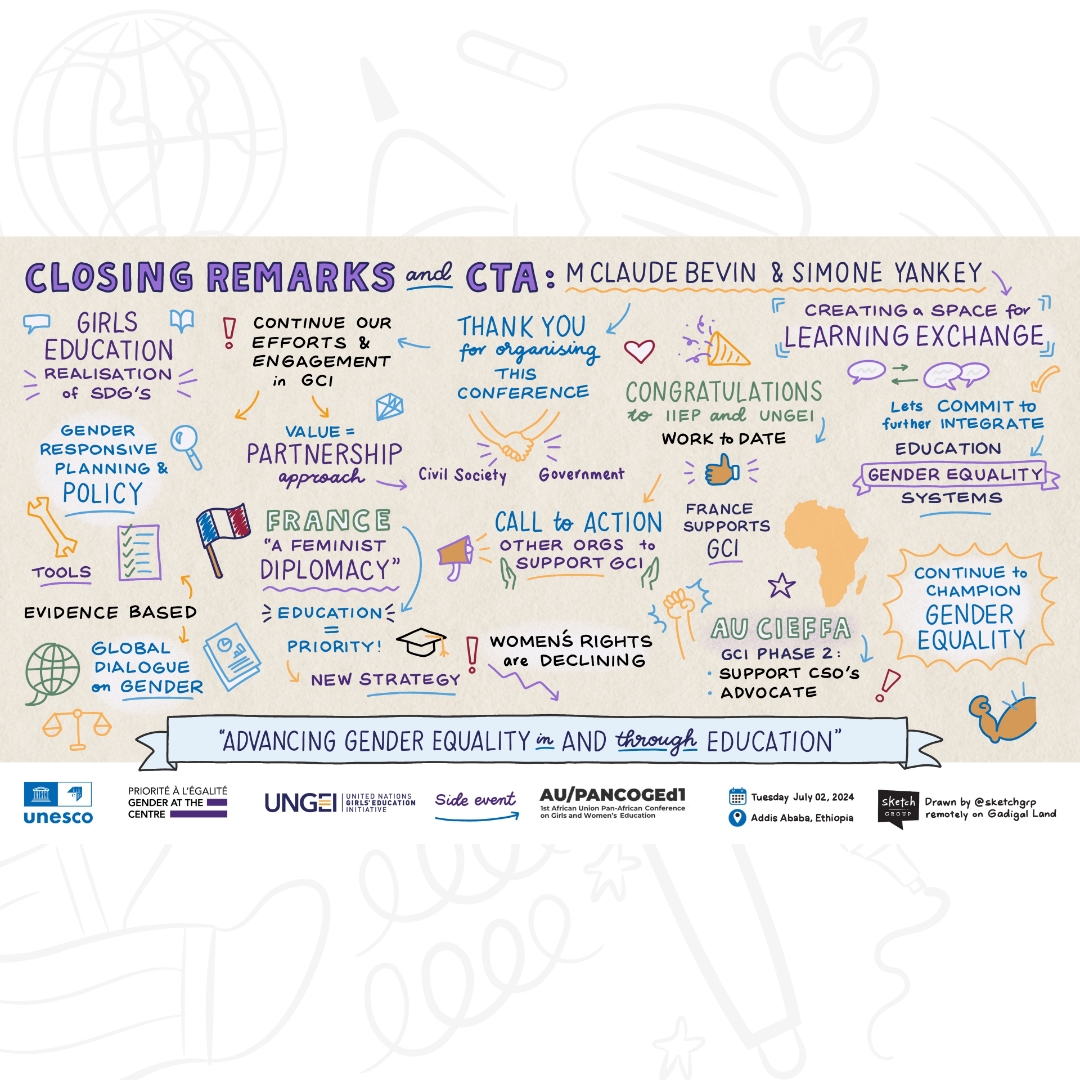 Sketch Group (@sketchgrp) on Twitter photo Thrilled to remotely graphic record the 1st Pan-African Conference on Girl’s & Women’s Education, held in Ethiopia. This event, united leaders and advocates to drive change in education for girls and women. We're honoured to contribute to such meaningful work! #YearofEducation Thrilled to remotely graphic record the 1st Pan-African Conference on Girl’s & Women’s Education, held in Ethiopia. This event, united leaders and advocates to drive change in education for girls and women. We're honoured to contribute to such meaningful work! #YearofEducation