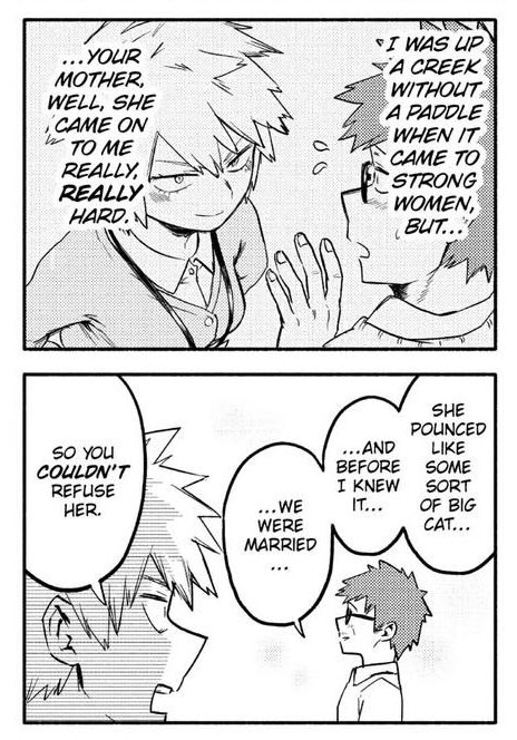 explodosmash's tweet photo. Katsuki is literally trying to do his moms step by step plan to getting proposed to and its NOT WORKING https://t.co/L7dWc3P4aE