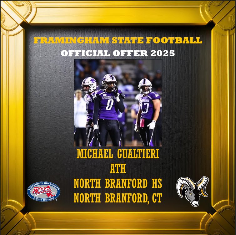 I am blessed to recieve my second offer to Framingham state university