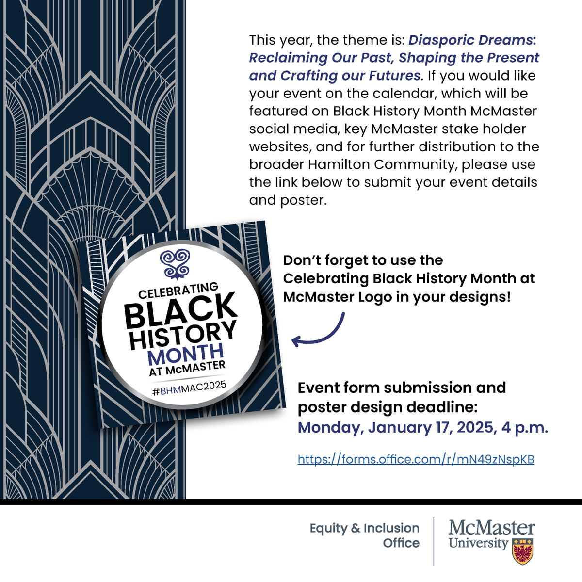 Black History Month @ McMaster University tweet media