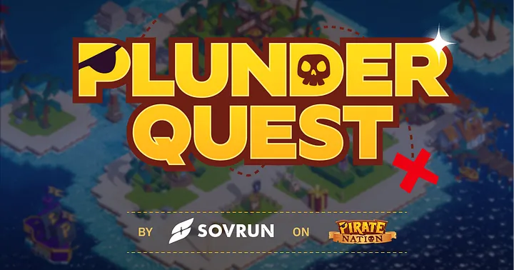 Sovrun_Eco's tweet photo. Our @SovrunGenesis team just tested our first experience on top of @PirateNation called PlunderQuest!

If you missed the rewards this time, don't worry, it's the first of many 👀 

(stay tuned for more alpha...)
https://t.co/SpqNj8kDv3