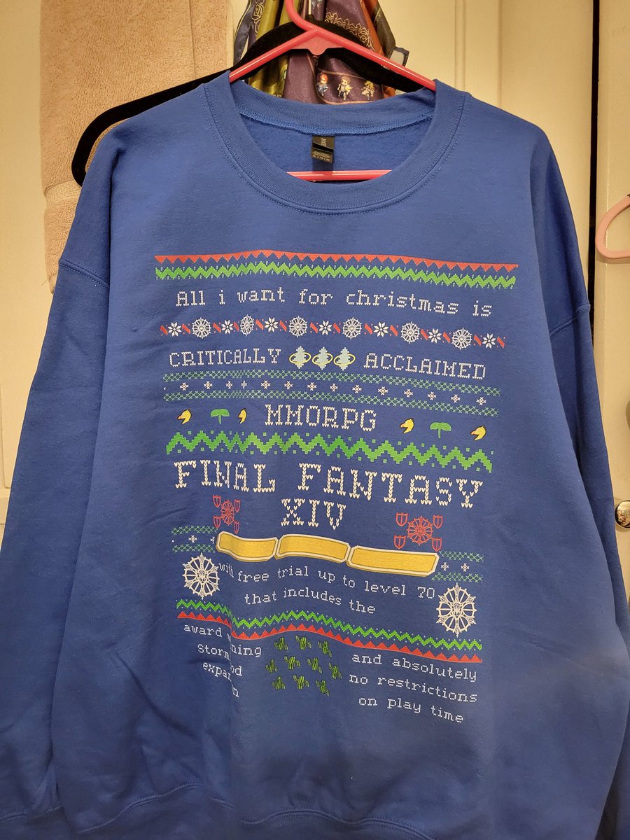 ladylawga's tweet photo. My collab sweatshirt with @goopy_toots came and I'm about to straight up live in this thing this entire month 

You can get your own here : https://t.co/N2gzrnt7SD !! 🙏

(And yes those ARE gbf vyrn slippers) https://t.co/napp6UUSod