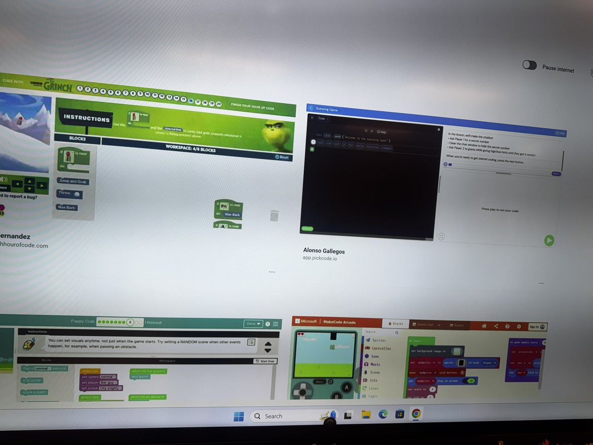 Luna_FMS's tweet image. #HourOfCode  has started!! Amazing activities and lots of fun @codeorg @RPena_FISD @JKleistFISD @FabensMiddle students are having fun while coding