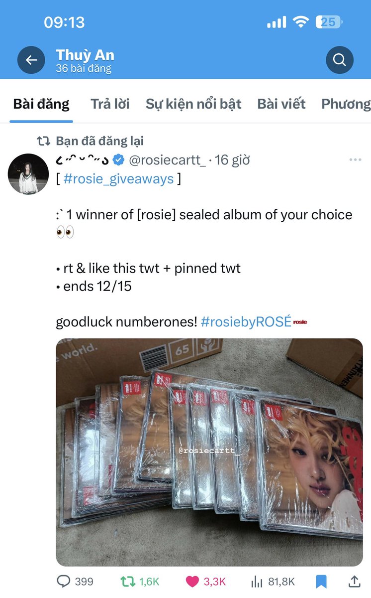 t_anh110's tweet photo. @rosiecartt_ Thank youu🌹#rosiebyROSÉ https://t.co/lkZMvl4FhO