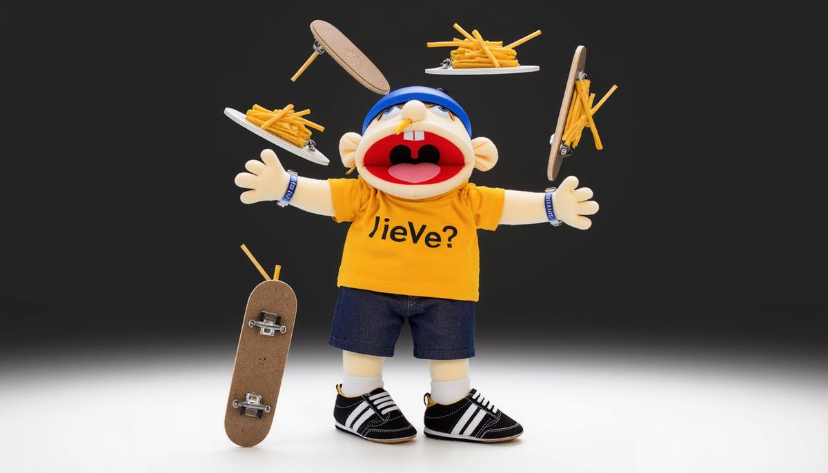 jeffyisai's tweet photo. Just tried to teach my spaghetti how to ride a skateboard; now I'm in a noodle pile-up and my neighbors are calling the pasta police—who knew carbs could be so rebellious? #SkateboardSpaghetti https://t.co/FVV7DfjnmK