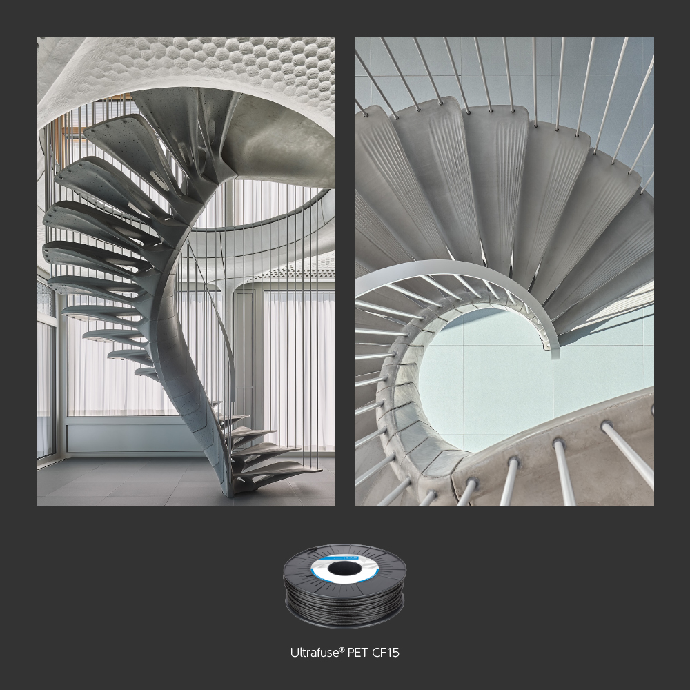 nihon3dprinter's tweet image. スイスの研究所Empaの研究・イノベーションビル「NEST」に設置された、先進的なデザインの階段に、Ultrafuse® PET CF15が使用されました。#3Dプリンター と先進素材を活用して、効率的で無駄のない #持続可能 なデザインを実現しました。#ForwardAM
フィラメント詳細：ultrafusefff.jp/product/ultraf…