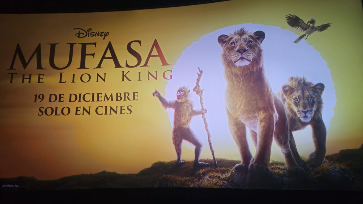 ReelInFilms's tweet image. Mufasa The Lion King is a great film with its minor flaws. Still bringing the magically world of Milala and alot of familair characters that you will enjoy. Mufasa is an extrodinary family fun film. #Mufasa #TheLionKing2 #Reaction #Disney