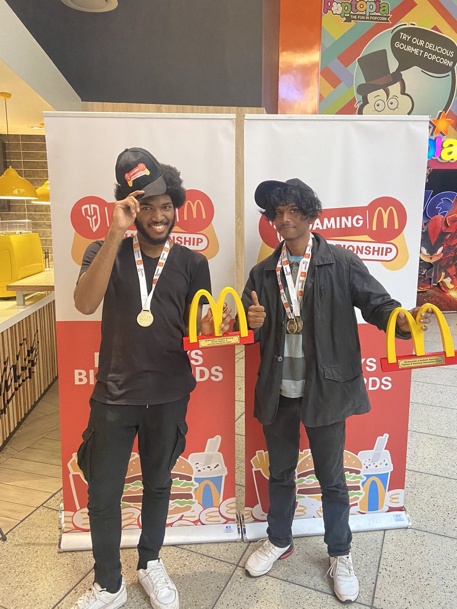 Last Sunday, our TUG members took on <a href="/GoliathGamingZA/">Goliath Gaming</a> McDonald's Championship, where two of our Members <a href="/JaidJN/">jj</a> and <a href="/IKELLOGSX/">TUG | S A N E L E 🌸</a> won the Tekken 8 and Street Fighter 6 tournaments respectively
We'd like to Thank Goliath Gaming and <a href="/McDonalds_SA/">McDonald’s SA</a> for hosting such a fun event!