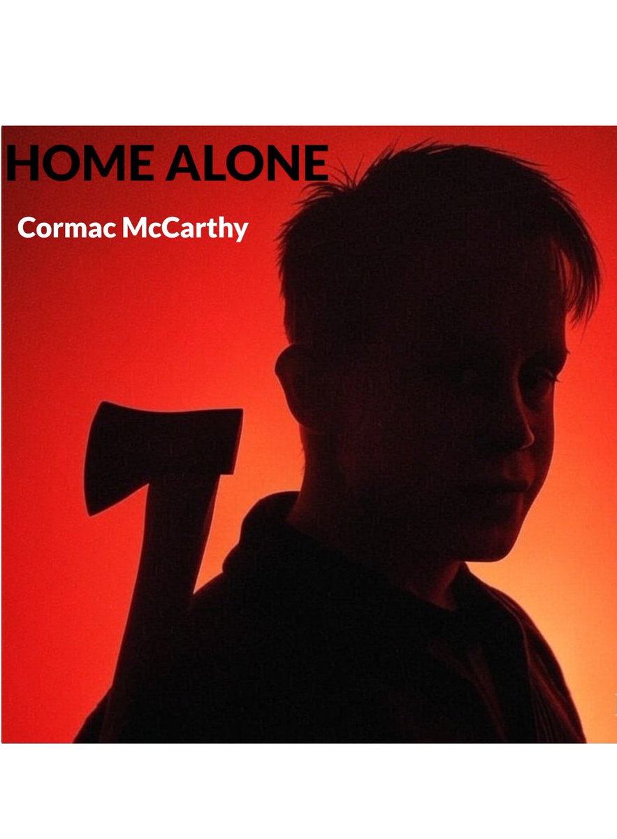 timcrowley_'s tweet image. ‘Savage violence and cruel morality reign in the affluent Chicago suburbs of Cormac McCarthy&apos;s Home Alone, a tale of one child’s dark opportunity – and the darker consequences that spiral forth.’

#HomeAlone #CormacMcCarthy