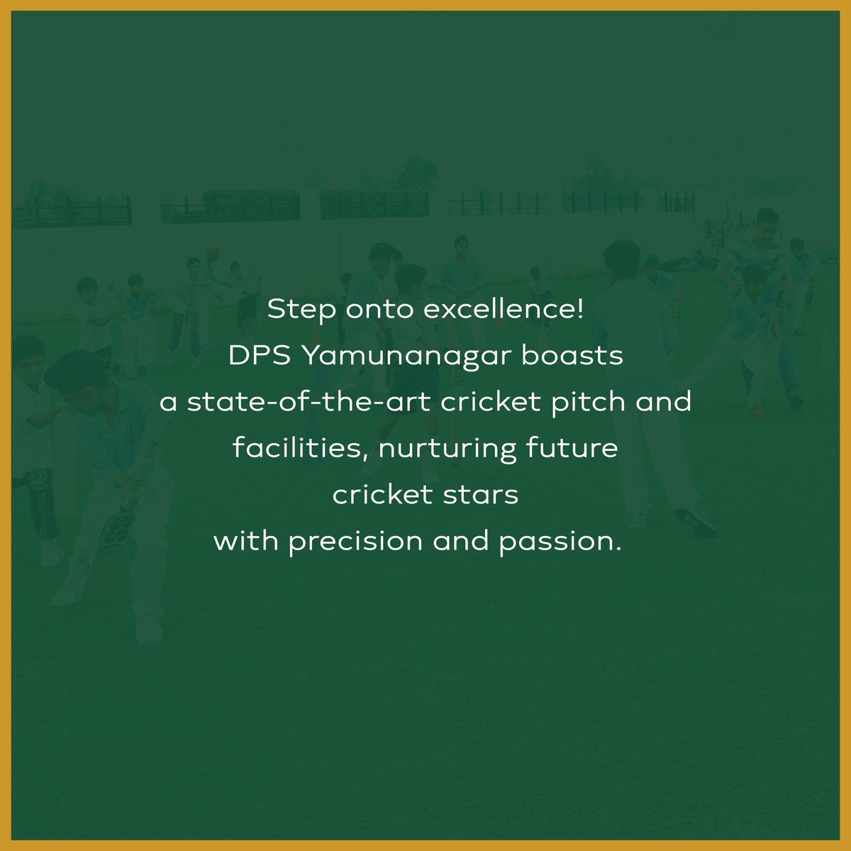 dpsjagadhri's tweet photo. 🏏 Cricket thrives at DPS Yamunanagar! With a world-class pitch and top facilities, we empower young athletes to hone skills, build character, and chase greatness. 🌟

#PlayToWinAtDPS #CricketPitchExcellence #FutureCricketStars #DPSYamunanagar #DPSSports https://t.co/Vxjlt6Uem8