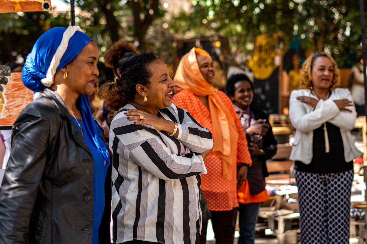 Pictorial impressions from a Day of #Artivism and Dialogue, jointly organized by SIHA Network, Article 35, and Addis Powerhouse, to mark the #16DaysOfActivism in Ethiopia 🎨

Through art, we shared the powerful stories of #GBV victims and survivors who continue to demand justice.