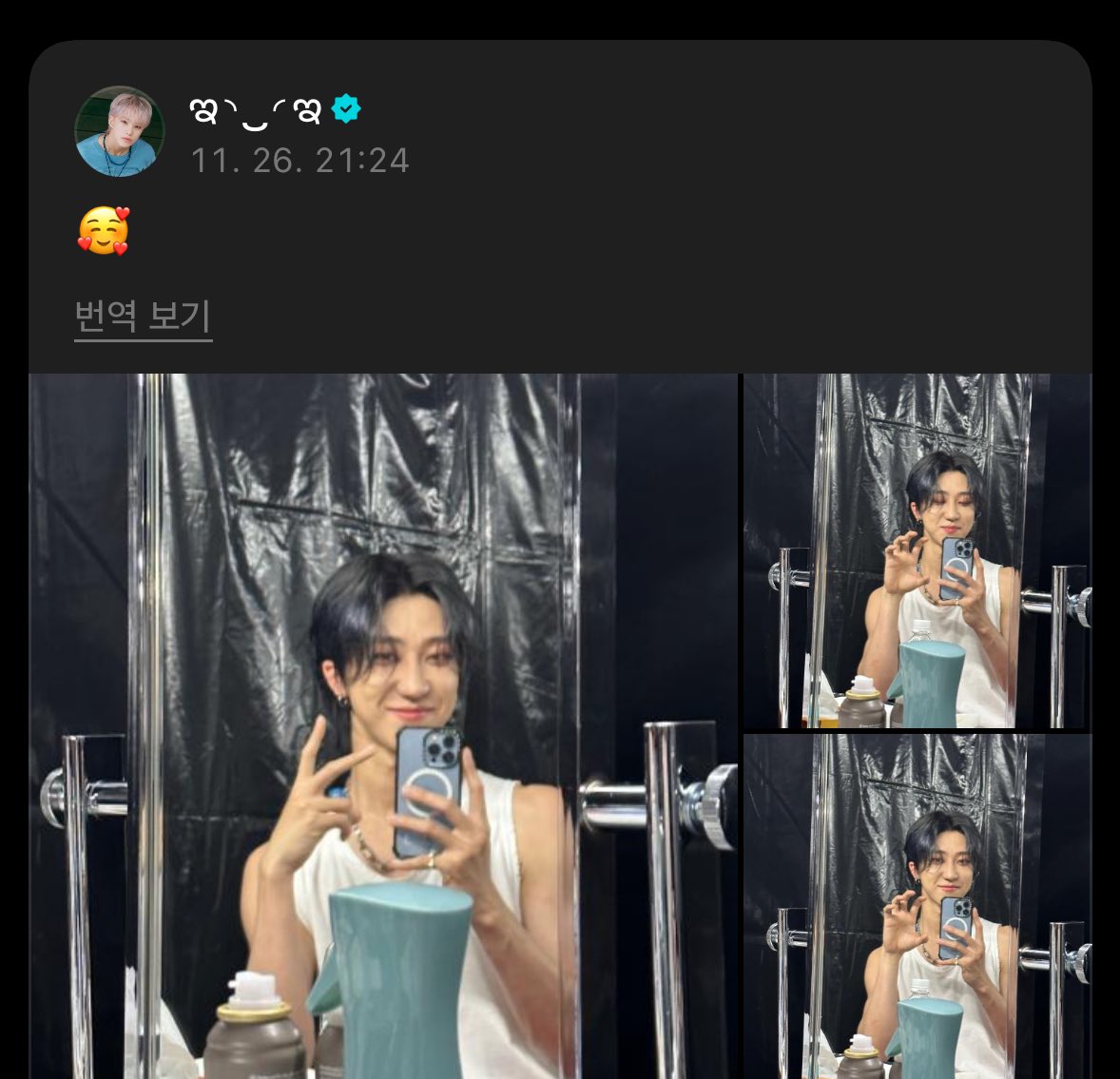 그러니까 내가 좋아하는 호랑잇 위버스는 이런거였어