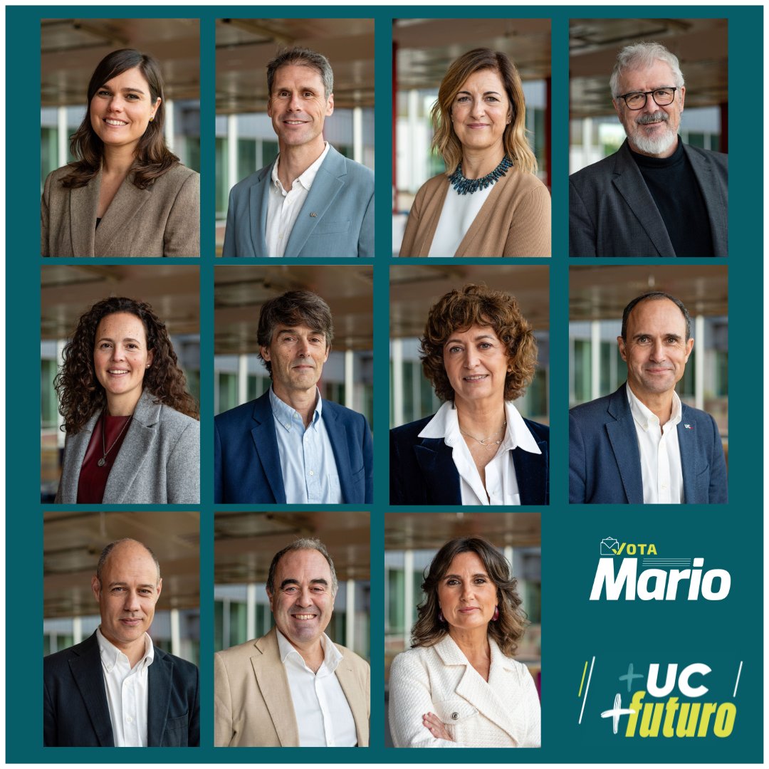 MarioMC2025's tweet photo. 𝗡𝗨𝗘𝗦𝗧𝗥𝗢 𝗘𝗤𝗨𝗜𝗣𝗢 Liderar una institución pública es un ejercicio coral. Compartimos una misma visión, aunamos diferentes experiencias y capacidades y miramos al futuro de frente, de forma realista y con un fundado optimismo. #eleccionesUC #masUCmasFUTURO #votaMARIO https://t.co/I7UIeDZeh8