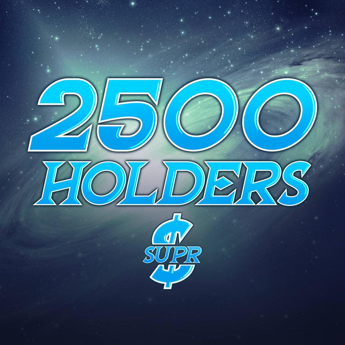 🔥 2,500 holders!

$SUPR is unstoppable. 💥 

The #memecoin supercycle is here, and the God Candle is just getting started 🌩️
