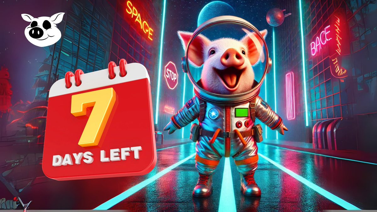 ONLY 7 DAYS LEFT!

Smart Stake coming soon

#PIGS