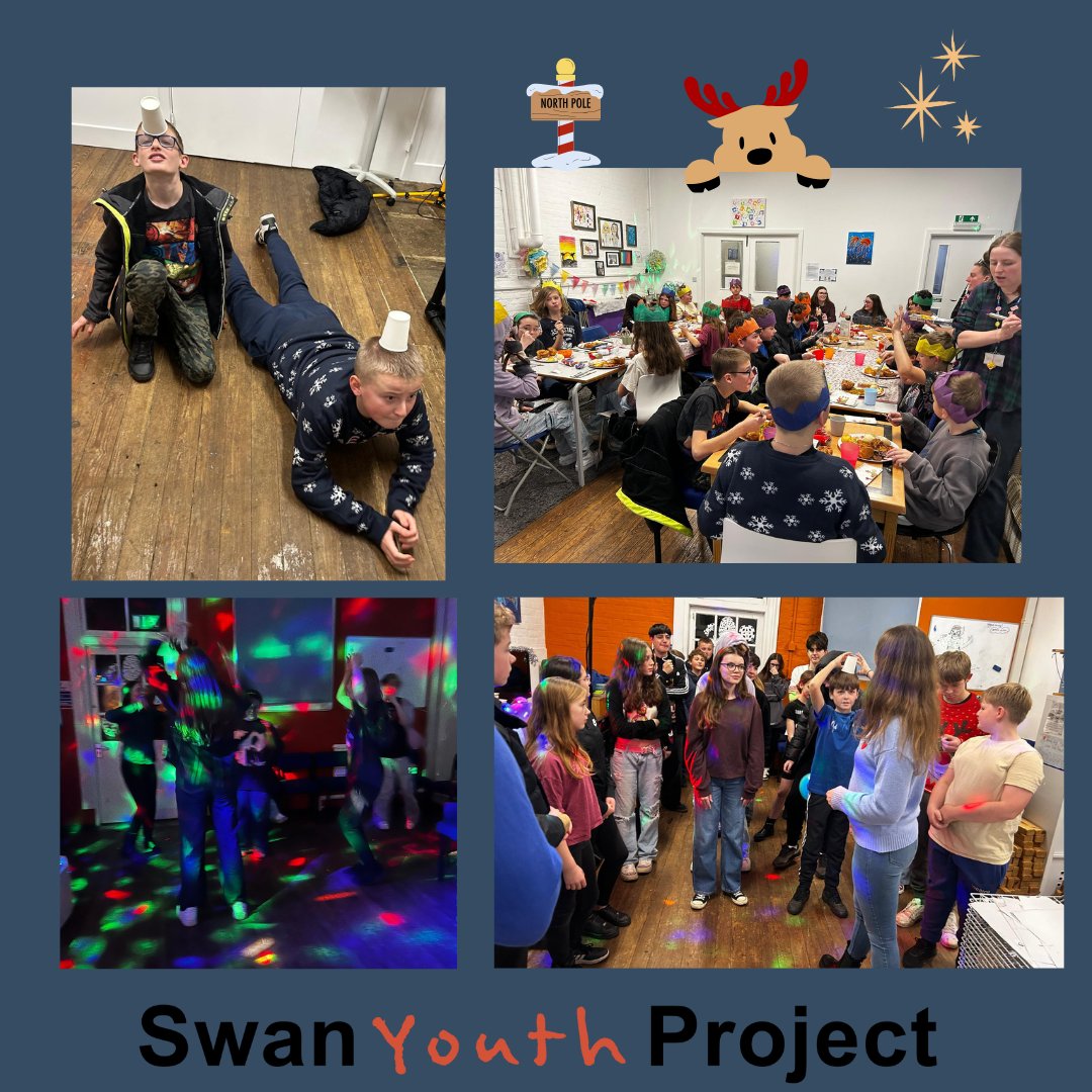 The first party of the week for our Seniors was fab fun yesterday - 30 young people had a full Christmas roast from the fabulous Trevor (Sonja's dad), plus an evening of games and dancing.
We do it all again with the Juniors tonight from 4pm - 6.30pm.