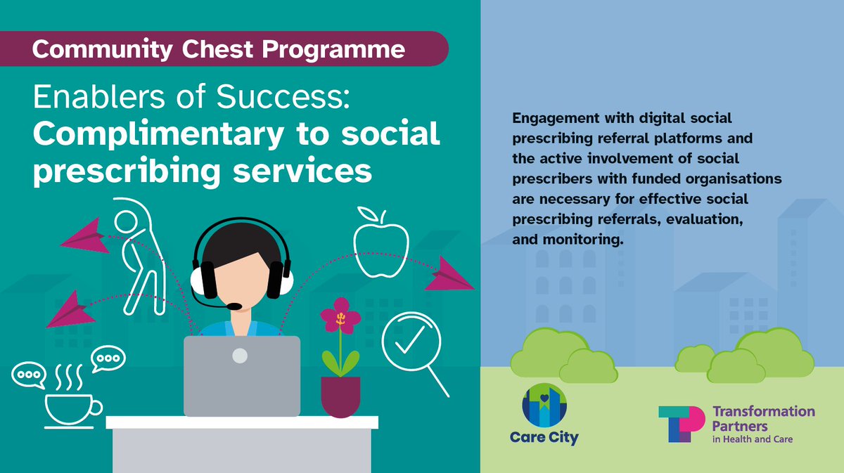 How can the Community Chest model for funding VCSE health and wellbeing activities work alongside and compliment social prescribing? Find out here: pulse.ly/iaextdyjnv