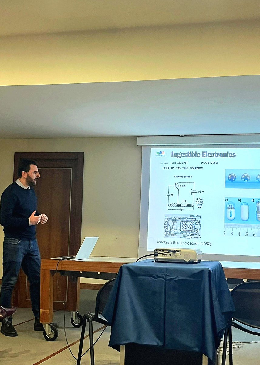Edisens - Edible Biosensors (@edisensproject) on Twitter photo Valerio presenting his EDISENS fellowship at the DFM Workshop 2024 in Bormio - Italy! Exciting discussions on the future of edible electronics!!
edisensproject.eu/news Valerio presenting his EDISENS fellowship at the DFM Workshop 2024 in Bormio - Italy! Exciting discussions on the future of edible electronics!!
edisensproject.eu/news