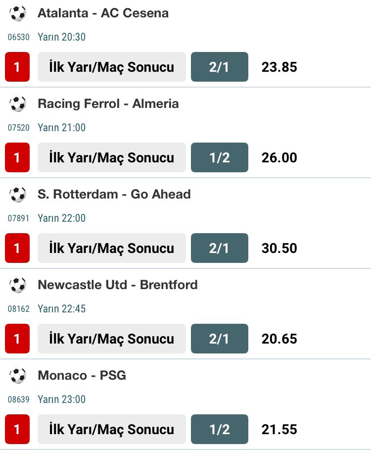 18 Aralık sistem kuponum