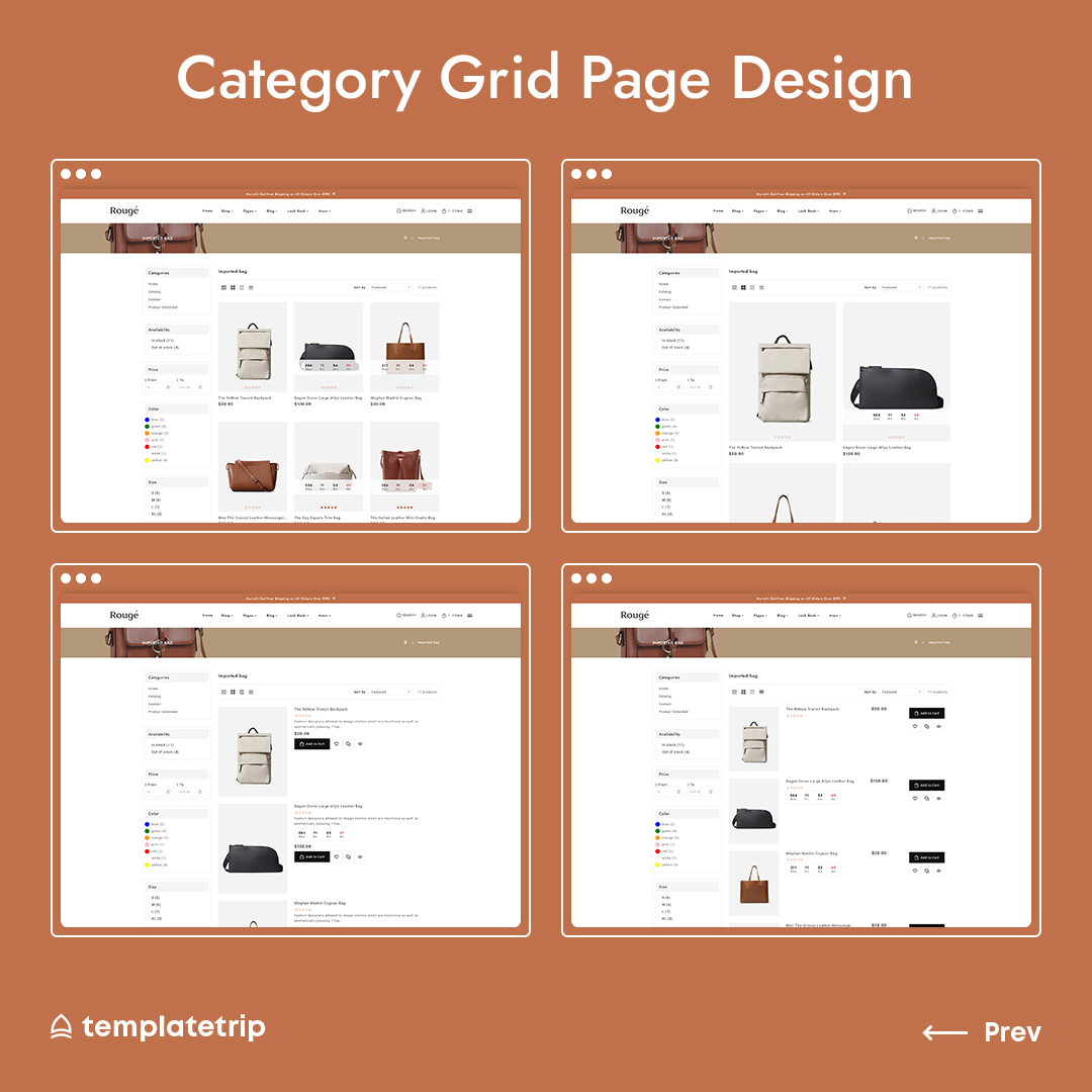 Elevate Your Online Store with Rouge Themes – The Ultimate Blend of Luxury &amp; Style for WooCommerce &amp; Shopify!

1️⃣ Fully Responsive 
2️⃣ SEO Optimized 
3️⃣ Multilingual Support

Buy Now: templatetrip.com/?s=rouge&post_…

#ecommerce #storedesign #shopifythemes #woocommercethemes