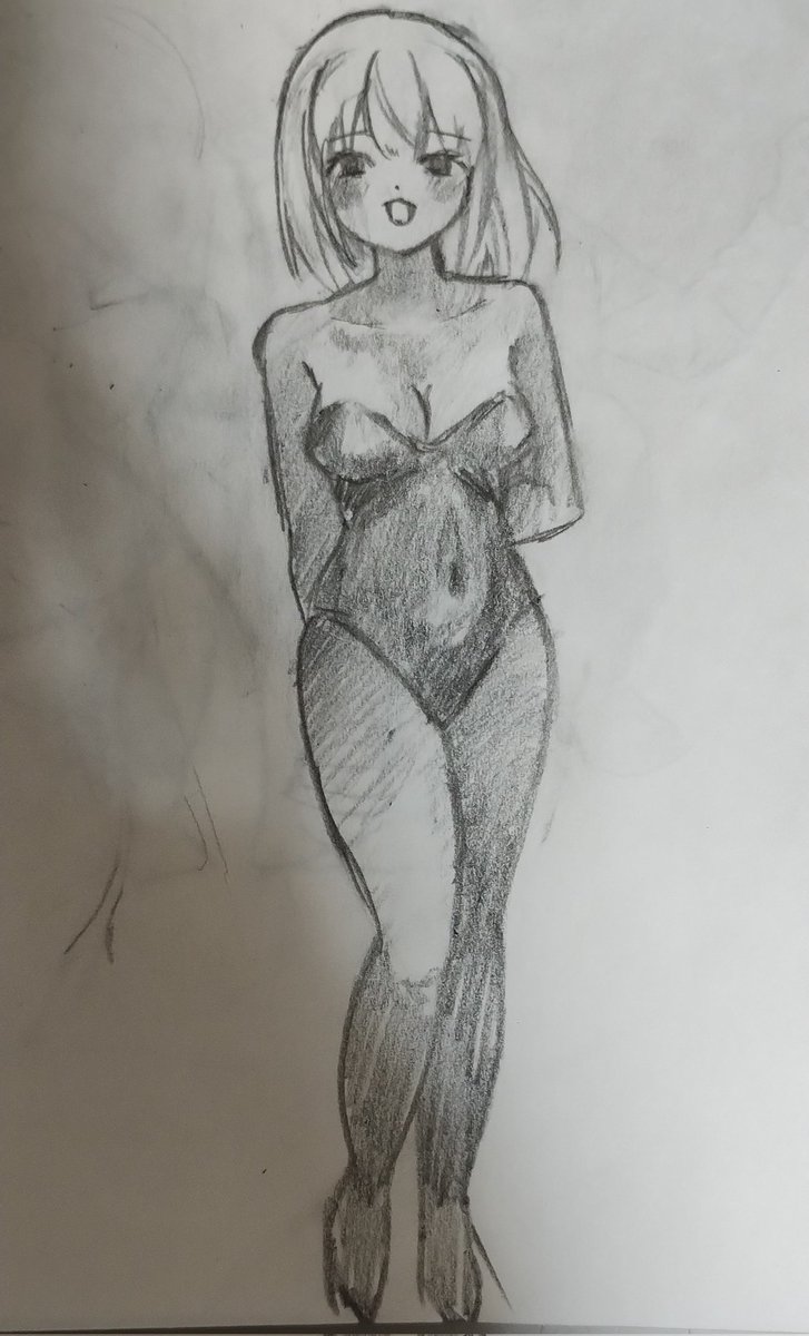 バニーガール
＃イラスト練習中
＃イラスト
#絵描きさんフォロバ100 
#フォロバ100 
#絵描きさんと繋がりたい