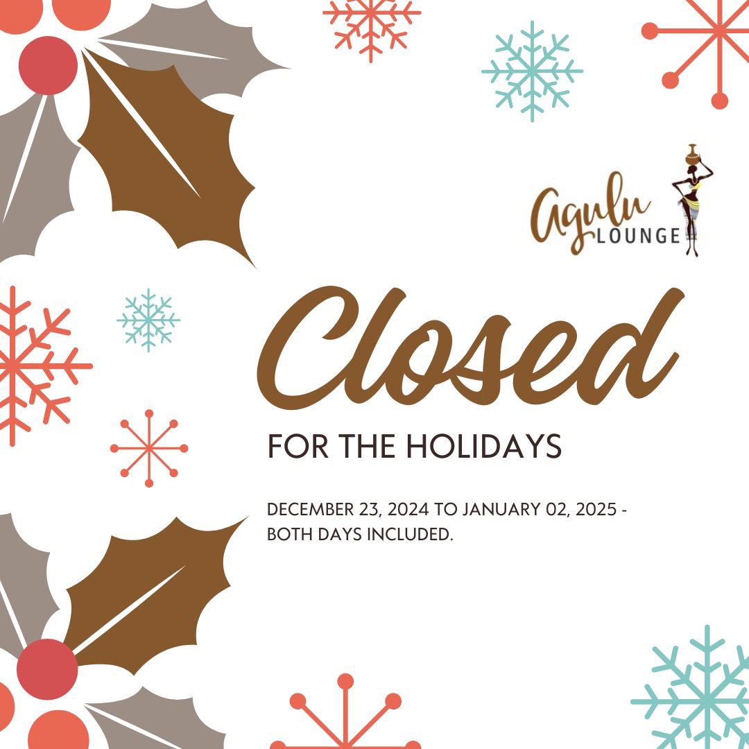 AguluLounge's tweet photo. Happy holidays!🎄🎅🏾 https://t.co/Ne7jofzi1a