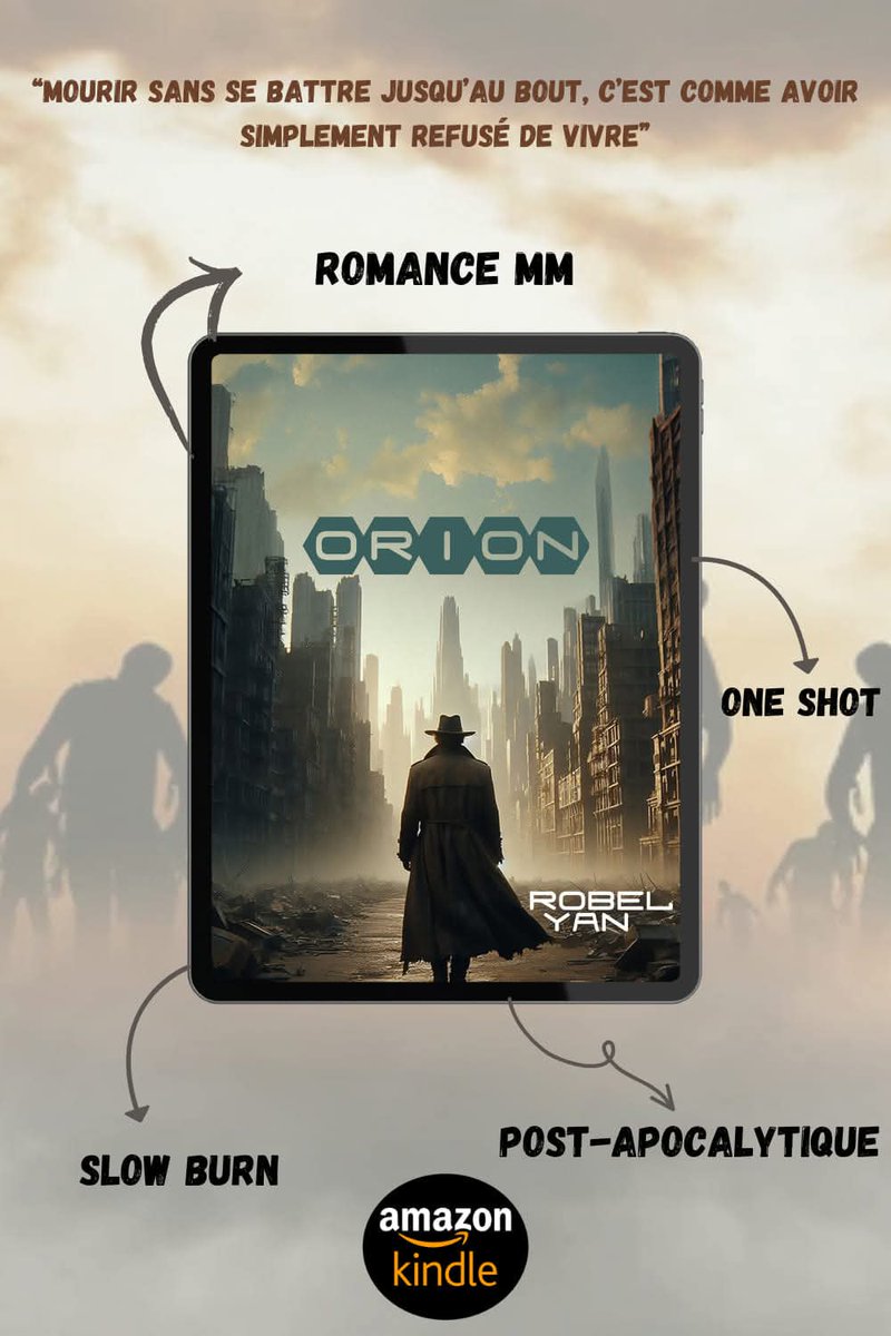 YanRobel's tweet image. [☠️☣️ #Orion - Ebook ☣️☠️]
‼️Jour de sortie‼️
Ils sont là... Barricadez-vous et ne sortez sous aucun prétexte... Ceci n&apos;est plus un exercice. Il va falloir survivre. Et pour de vrai...
[💥Offre lancement💥] amazon.fr/dp/B0DNXZQJPL

#Apocalypse #Zombies #Romance #MM  #SFFF #Kindle