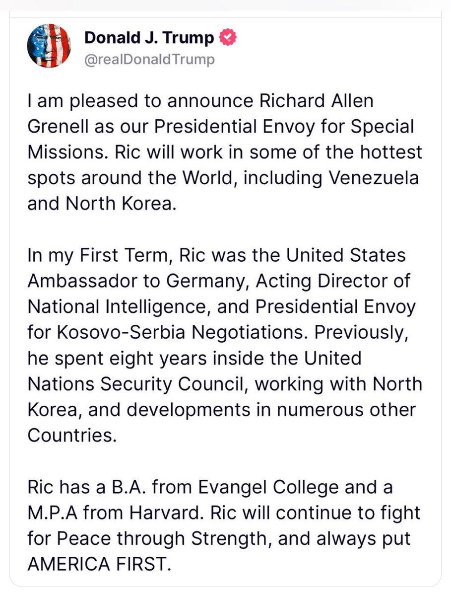 iffz_99's tweet photo. @realDonaldTrump @RichardGrenell 
Way to go 🎉🎉🎉 https://t.co/ExSgADLulr