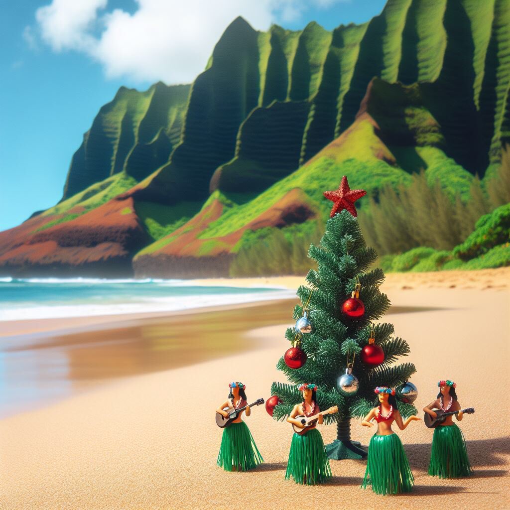 DailyBuffettX's tweet photo. Here we know that Christmas will be green and bright

The sun to shine by day and all the stars at night

Mele Kalikimaka is Hawaii's way

To say Merry Christmas to you https://t.co/uY2VQmRalW