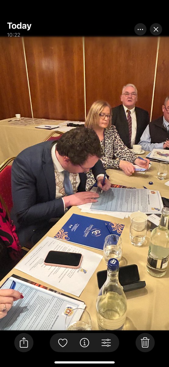 Successful AGM for EBR this morning which included the signing of a Memorandum of Understanding between EBR and Rivne Regional State Administration, Ukraine