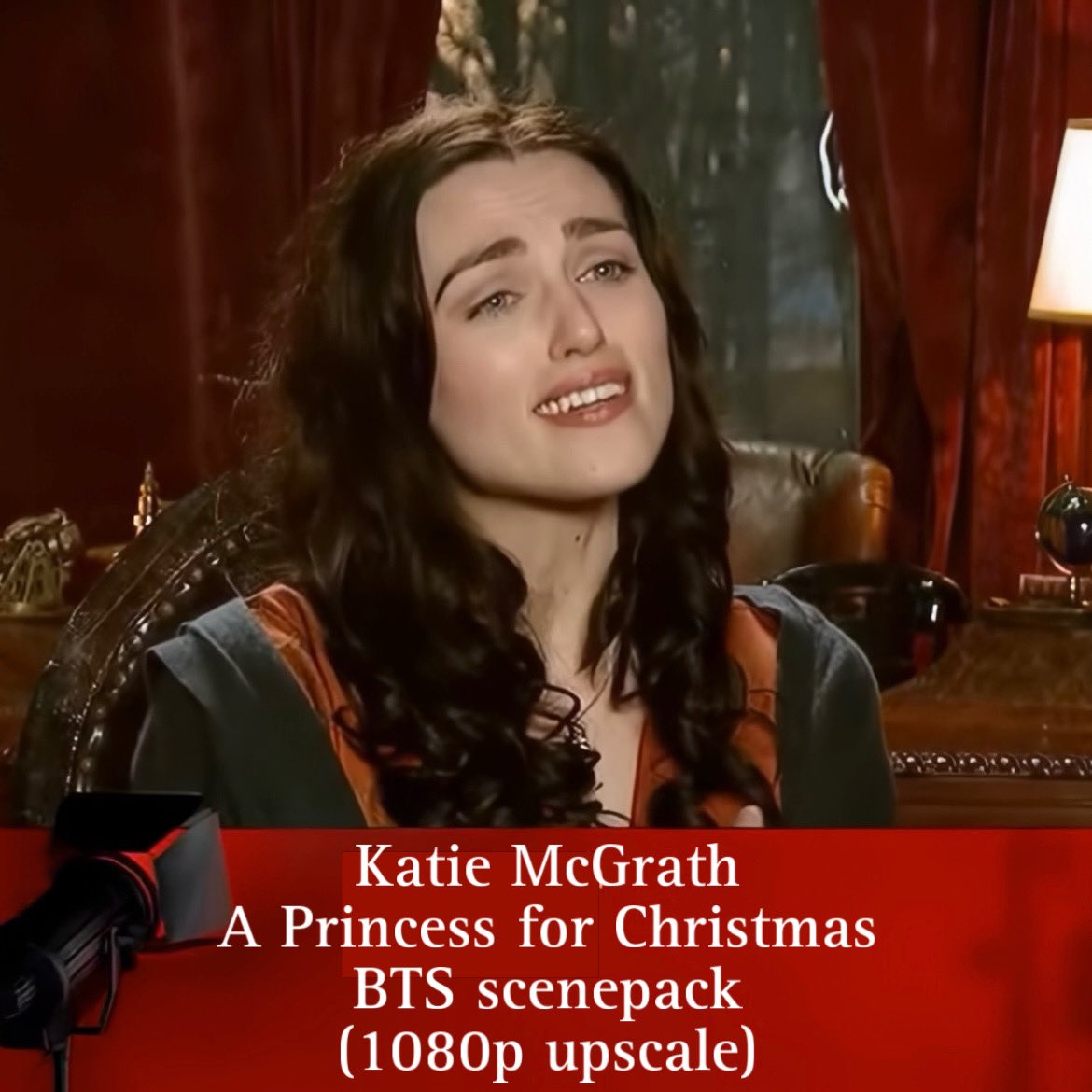 Katie McGrath A Princess for Christmas BTS scenepack
