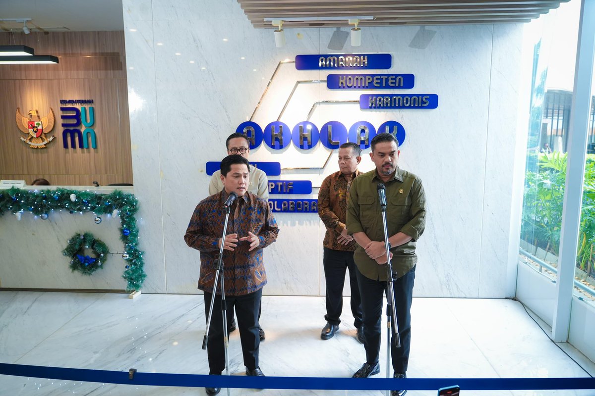 Erick Thohir tweet media