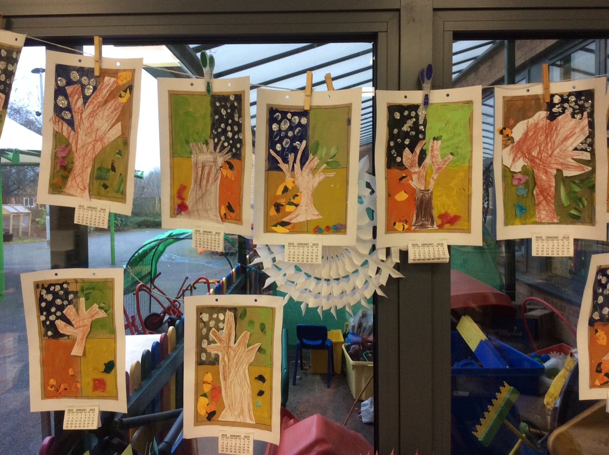 Year1WLPS1's tweet photo. Please make room in your kitchens for 1J's amazing 2025 calendars, representing the four seasons - winter, spring, summer and autumn. Which season is your favourite? ☃️🌷☀️🎃@WheelersLanePri https://t.co/u0oVwOqCoV