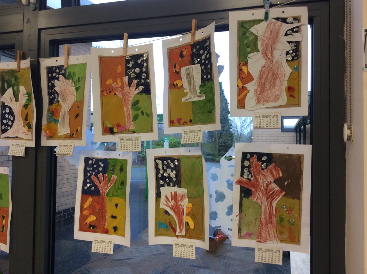 Year1WLPS1's tweet photo. Please make room in your kitchens for 1J's amazing 2025 calendars, representing the four seasons - winter, spring, summer and autumn. Which season is your favourite? ☃️🌷☀️🎃@WheelersLanePri https://t.co/u0oVwOqCoV
