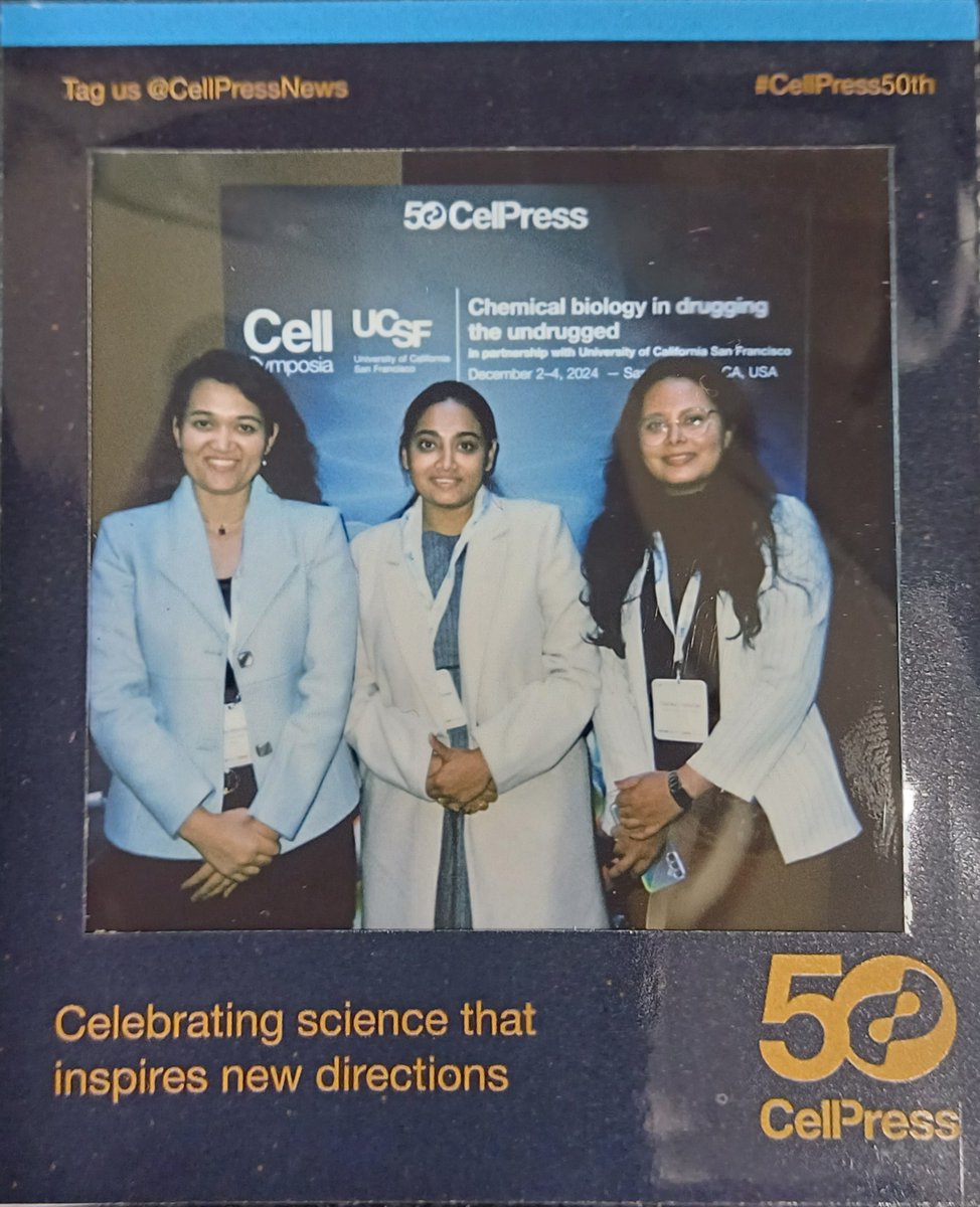 iitdhrwd's tweet image. 🎉 Congratulations to Ms. Annesha Chatterjee, Research Scholar in the Biosciences and Bioengineering Department, IIT dhArwAD, on attending and delivering an oral presentation at the prestigious Cell Symposia: Chemical Biology in Drugging the Undrugged conference, hosted by the…