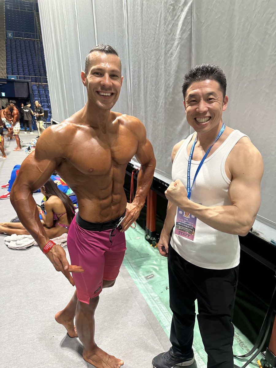 IFBB・JBBFボディビル・フィットネス世界大会の初日 世界のマッチョの