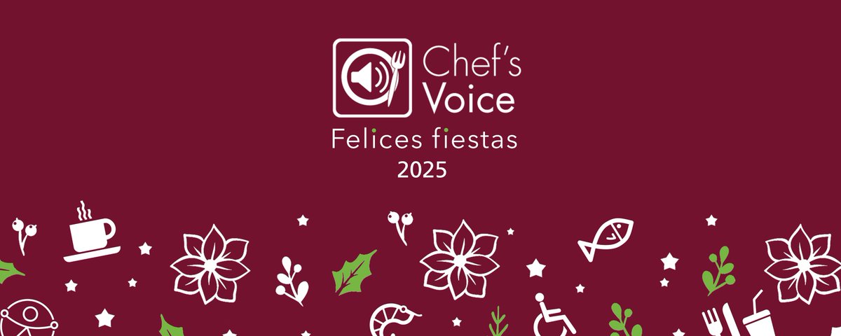 ChefsVoice's tweet photo. El Equipo de Chef’s Voice os desea una 🎄Feliz Navidad y un Año Nuevo 🎄, lleno de esperanza, salud y prosperidad.
Un abrazo accesible ♿ https://t.co/sLKA4hRT8r