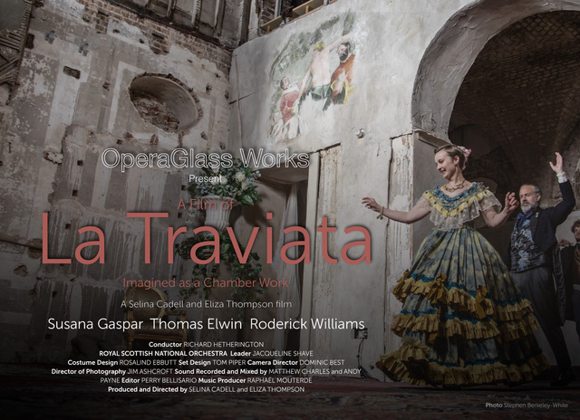 "Let's drink from the cup of joy..."

Be transported this Christmas by OperaGlass Work's stunning film of La Traviata - available to watch at home until January 16, via NOW.