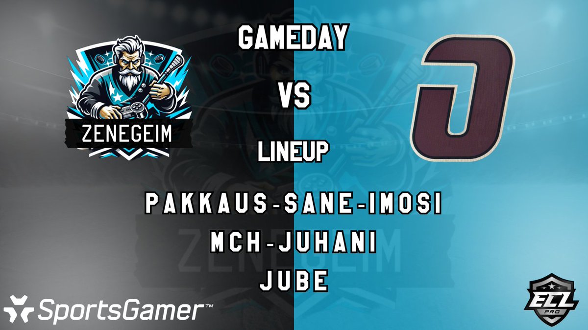 #GameDay (14/15) 

🆚The Oldtimers
🕙21cet
🎙️<a href="/twitchmkine/">mkine</a>
📺twitch.tv/mkine

#ECL25Winter
<a href="/SportsGamerGG/">SportsGamer</a>
#KouvolanLakritsi 
#eHockey