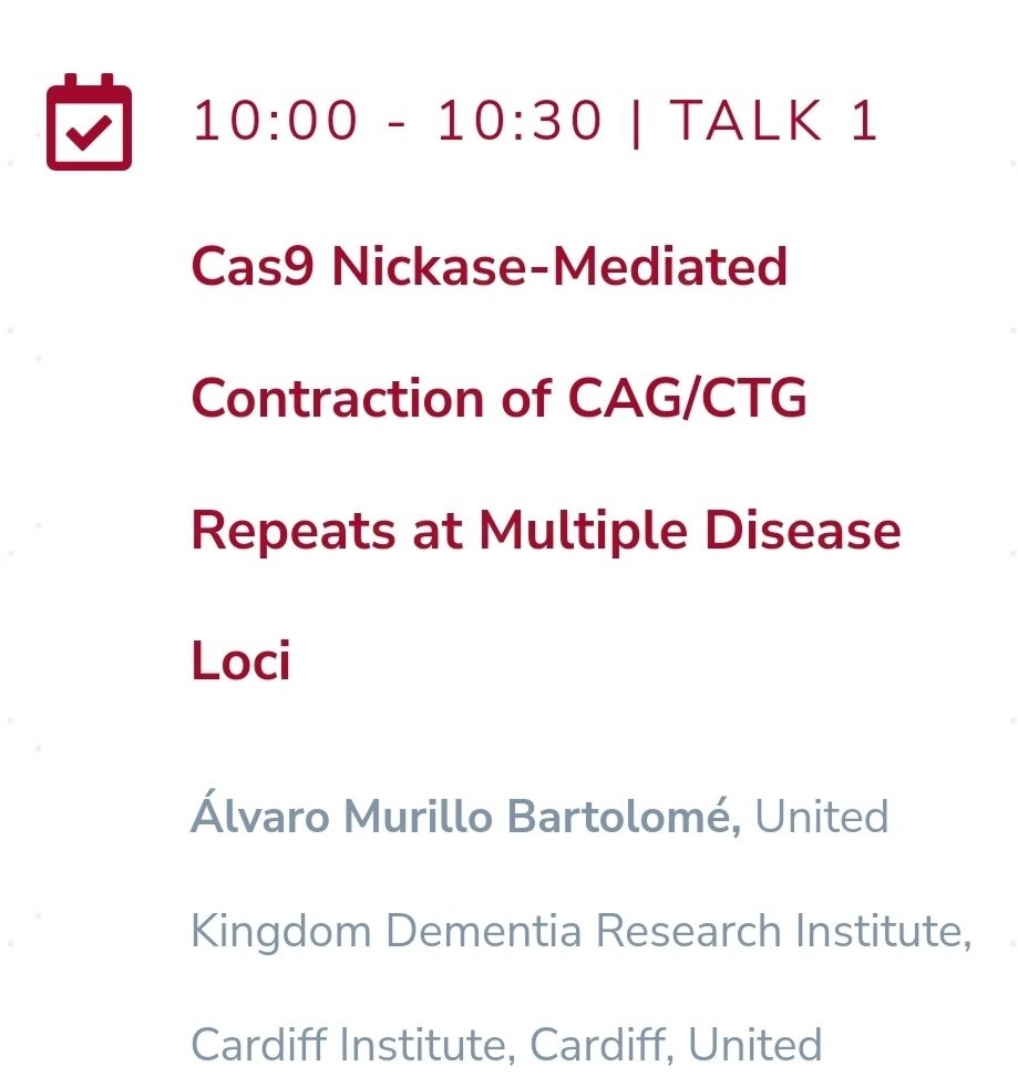 Alvaro Murillo (@alvaro_murillob) on Twitter photo I am very honored to speak at the Xmas meeting at the <a href="/InstitutoCajal/">Instituto Cajal-Centro de Neurociencias Cajal-CSIC</a> in the new <a href="/Ci2A_CSIC/">Ci2A</a> about the research we conduct in <a href="/VDion_and_Lab/">Vincent Dion</a>. Looking forward to connecting with amazing researchers and engaging in scientific discussions.
<a href="/UKDRI/">UK Dementia Research Institute</a> <a href="/cardiffuni/">Cardiff University</a> <a href="/CSIC/">CSIC</a> <a href="/SENC_/">SENC</a> I am very honored to speak at the Xmas meeting at the <a href="/InstitutoCajal/">Instituto Cajal-Centro de Neurociencias Cajal-CSIC</a> in the new <a href="/Ci2A_CSIC/">Ci2A</a> about the research we conduct in <a href="/VDion_and_Lab/">Vincent Dion</a>. Looking forward to connecting with amazing researchers and engaging in scientific discussions.
<a href="/UKDRI/">UK Dementia Research Institute</a> <a href="/cardiffuni/">Cardiff University</a> <a href="/CSIC/">CSIC</a> <a href="/SENC_/">SENC</a>