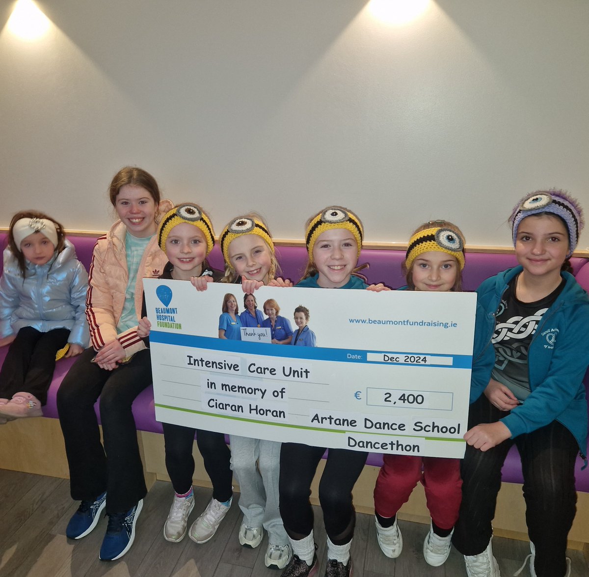 🌟 Huge thanks to Satell Academy Irish Dancing School! 🌟

Sarah &amp; the dancers raised €2,400 at a danceathon in honour of Poppy’s dad, Ciaran, who sadly passed this year.

Your tribute &amp; generosity will make a big difference for #BeaumontHospital. 💕

#ThankYou #IrishDancing