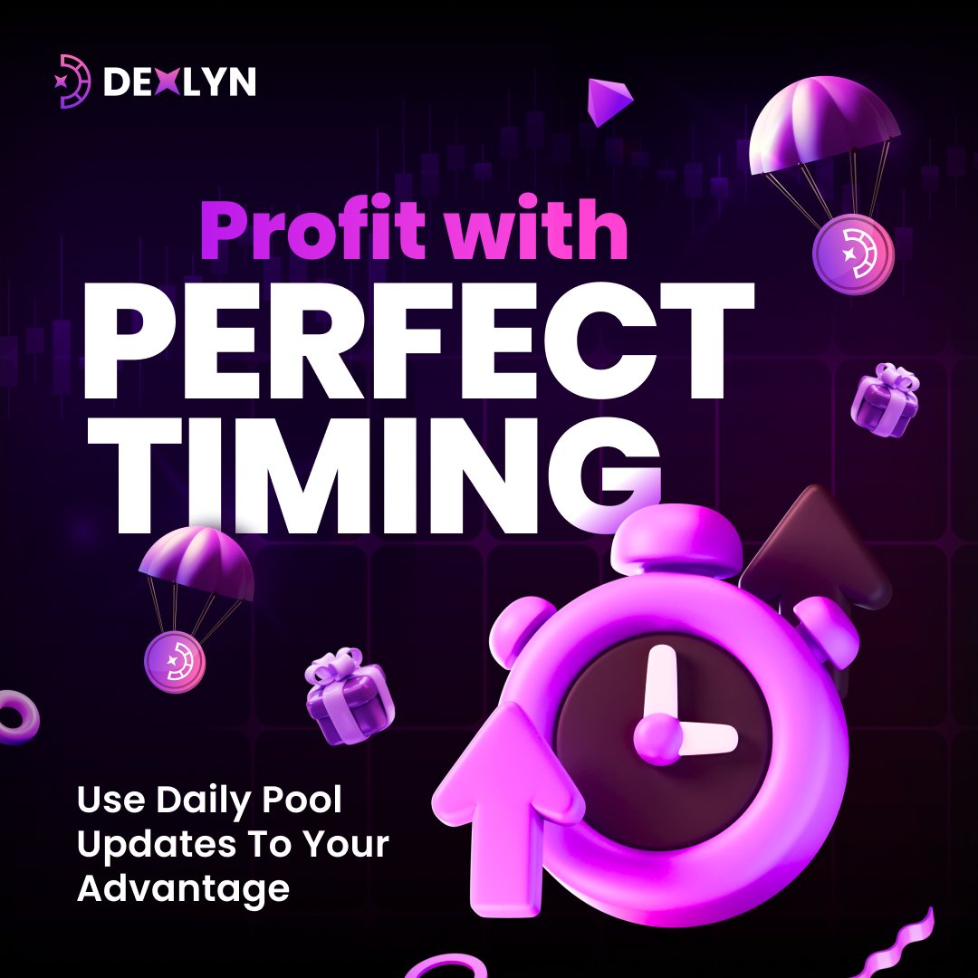Want to maximize your profits in the Dexlyn Trading Game? 🎯 Timing is your best friend.

💡 Here’s the key:
🔑 Daily Pool Updates: Token prices adjust daily based on real-world values, powered by <a href="/SUPRA_Labs/">Supra</a>'  DORA.
🔑 Your Strategy: Trade before the updates to lock in better
