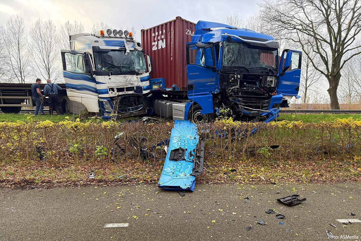 Aanrijding op N279 bij Veghel