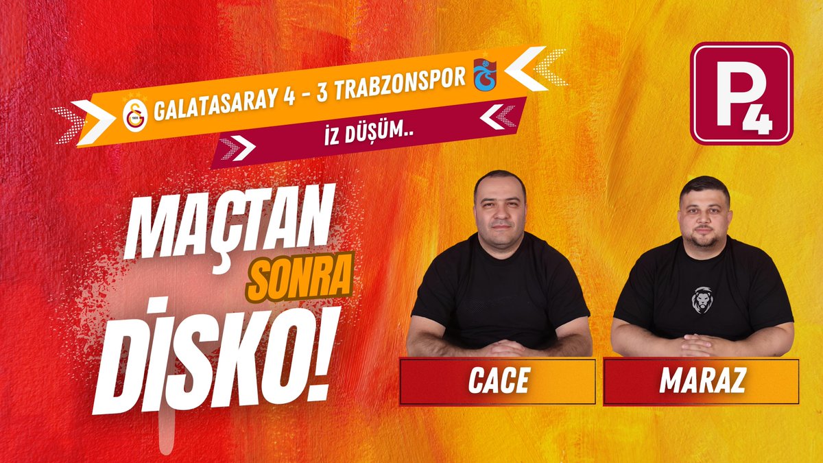 P4otopark's tweet photo. "Maçtan Sonra Disko"  @marazleo ve @The__Cace ile bu akşam yayında.

🟡Trabzon maçında yaşananlar
🔴Batshuayi'nin dokunuşu
🟡İz düşümü sorunsalı

📅17.12.2024
⏰21.00

Abone oldunuz mu?👇
📺https://t.co/b40M0eIItY https://t.co/3VOAQAk5oP