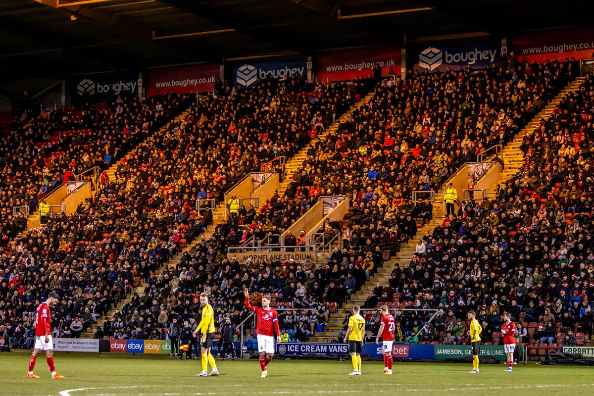 8,433 is #CreweAlex's record home* attendance in the modern era (vs Everton 2002).

This Friday night has a chance of beating that. How good would that be?

Adults £10, U19s £5 Kids FREE

Buy your tickets here: 

eticketing.co.uk/crewealex/EDP/…

*not including away fans