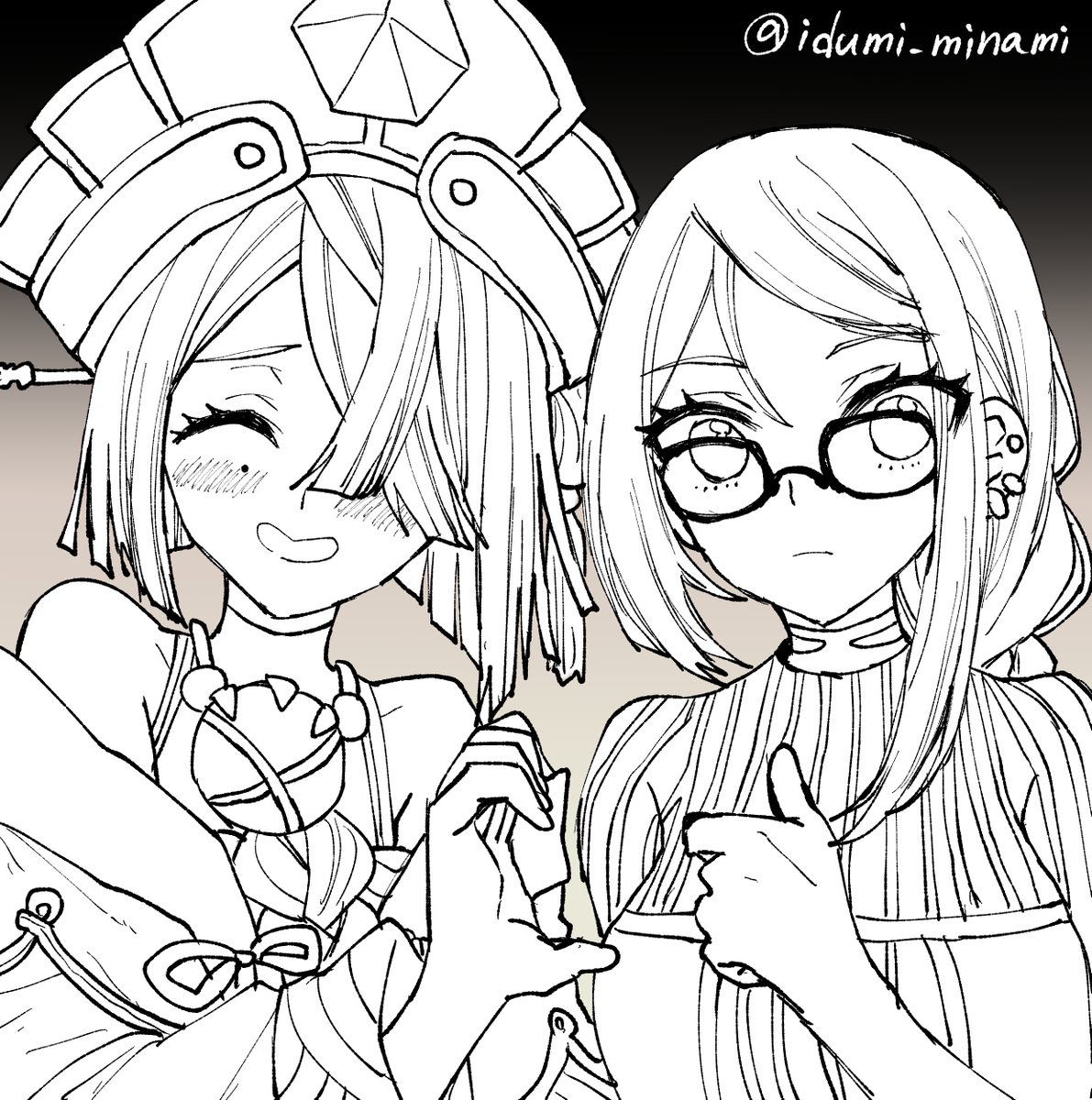 ぐっ様と徐福ちゃん(再掲) #FGO 