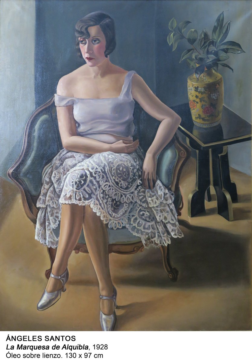 "El Museo Reina Sofía incorpora a sus Colecciones, en 2024, 470 obras de 227 artistas por valor de casi 8 millones de euros"

Destaca la adquisición del "Retrato de la Marquesa de Alquibla" (1928), de Ángeles Santos:

museoreinasofia.es/prensa/nota-de…