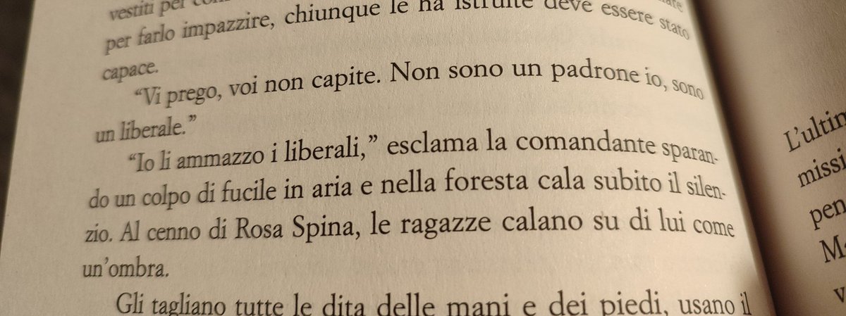 "Vi prego, voi non capite. Non sono un padrone io,sono un liberale"
"Io li ammazzo i liberali"

Miss Italia
<a href="/CDurastanti/">Claudia Durastanti</a>