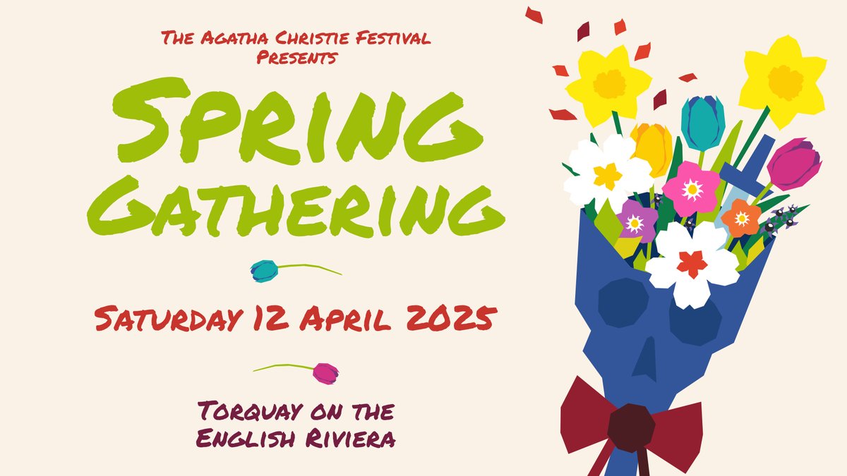 Agatha Christie (@agathachristie) on Twitter photo Tickets are now on sale for the Spring Gathering, organised by <a href="/AgathaFestival/">International Agatha Christie Festival</a>. ๐ There are limited tickets for this one-day event which will celebrate the Queen of Crime with the unveiling of a new Christie statue, an excellent group of guest speakers, and a fantastic evening Tickets are now on sale for the Spring Gathering, organised by <a href="/AgathaFestival/">International Agatha Christie Festival</a>. ๐ There are limited tickets for this one-day event which will celebrate the Queen of Crime with the unveiling of a new Christie statue, an excellent group of guest speakers, and a fantastic evening