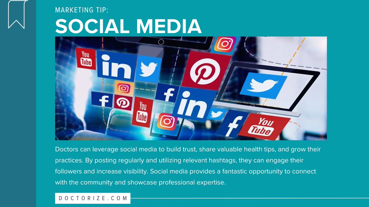 From setting up new channels to content creation and posting, we’ve got you covered. Visit our website to know more and get services tailored to your needs.

Let’s grow your practice together! 

#Marketing #Medicine #Healthcare #HealthTech #Doctorize